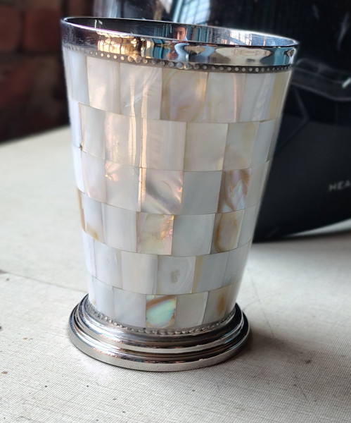 Image of Mother of pearl Julep Cup