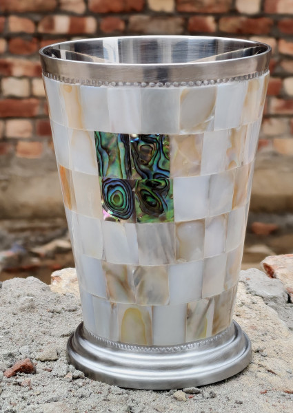 Image of Mother of pearl Julep Cup