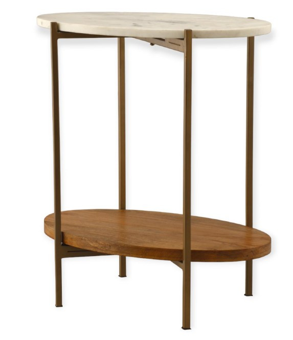 Iron Table With 2 Tiers
