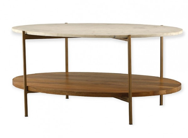 Image of Iron Table With 2 Tiers