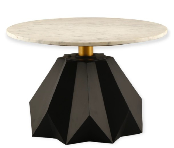 Iron Table With Marble Top