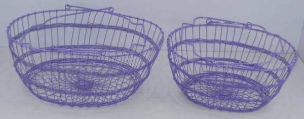 Image of Powder Coated Iron Wire Basket