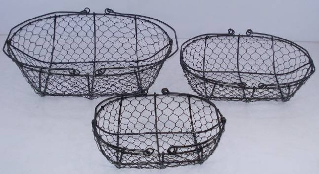 Powder Coated Iron Wire Basket