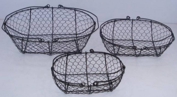 Image of Powder Coated Iron Wire Basket