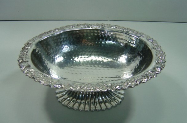 Image of Silver Plated Brass Dish