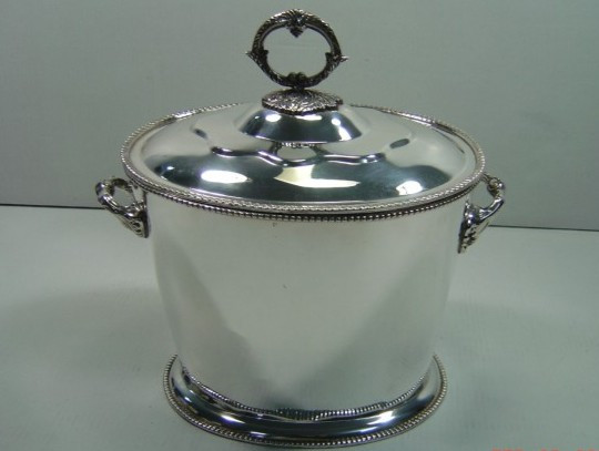 Silver Plated Brass Wine Cooler