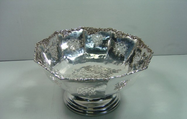 Image of Silver Plated Brass Bowl
