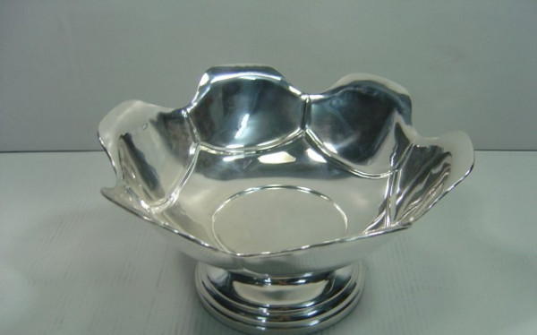 Image of Silver Plated Brass Bowl