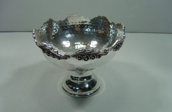 Image of Silver Plated Brass Bowl