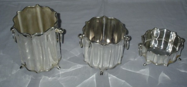 Silver Plated Brass Bottle Holders