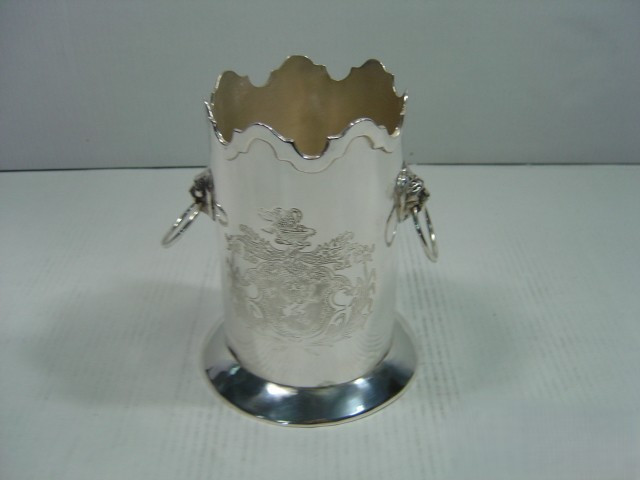 Silver Plated Brass Bottle Holders