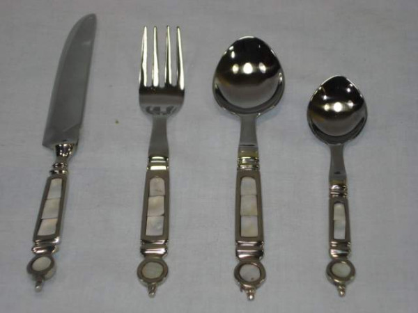 Image of Stainless Steel Cutlery Set  With Mother Of pearl