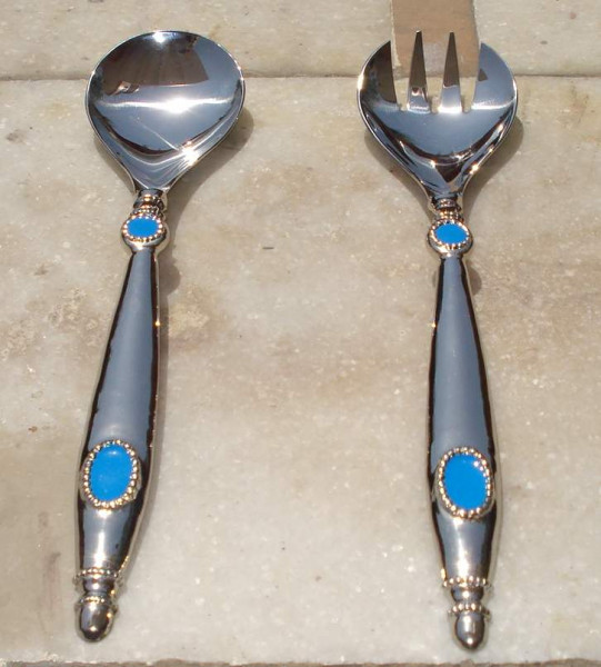 Image of Stainless Steel Salad Serving Set