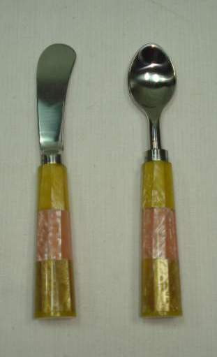 Stainless Steel Butter Knife And Spoon Set