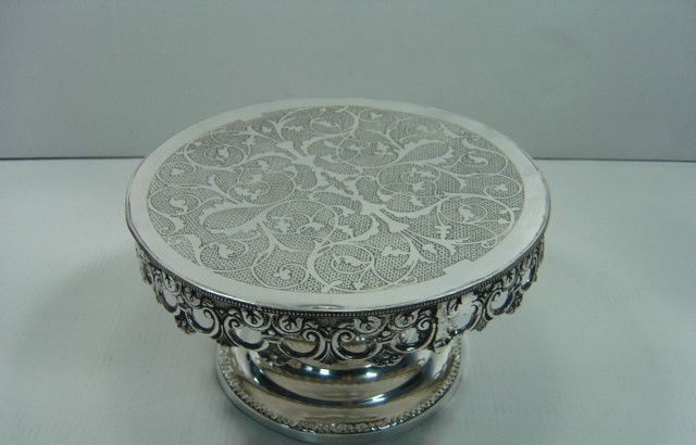 Silver Plated Brass Cake Stand