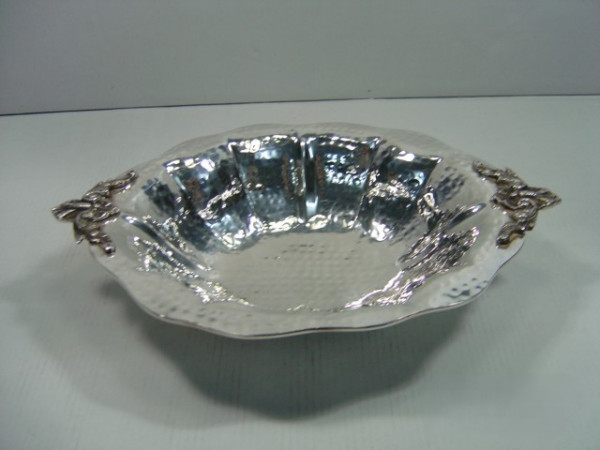 Image of Silver Plated Brass Dish