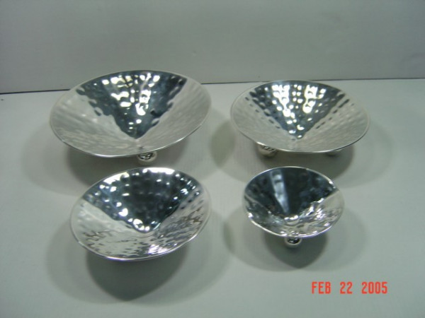 Image of Silver Plated Brass Bowl