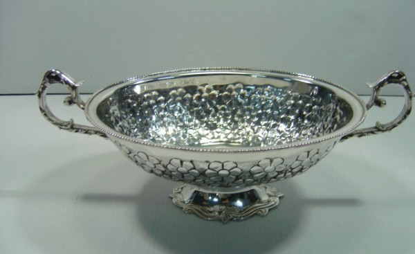 Image of Silver Plated Brass Dish