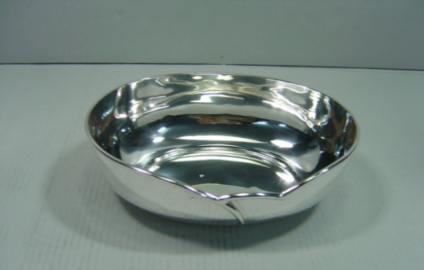Image of Silver Plated Brass Dish
