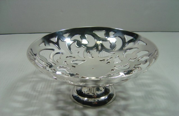 Image of Silver Plated Brass Bowl