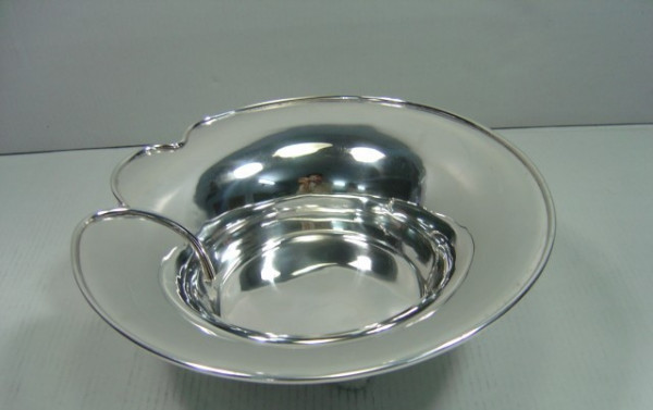 Image of Silver Plated Brass Dish