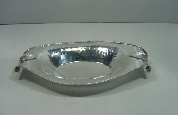 Image of Silver Plated Brass Dish