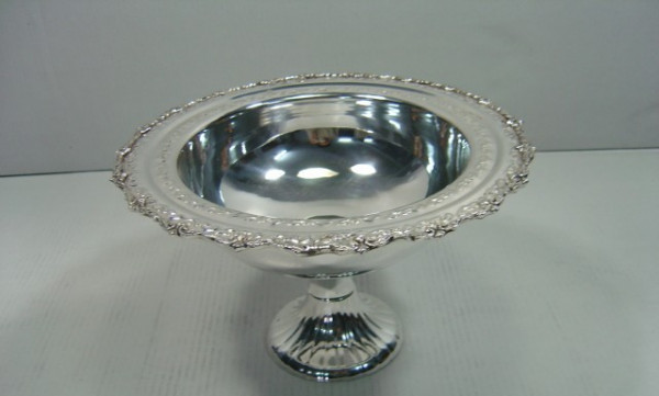 Image of Silver Plated Brass Dish