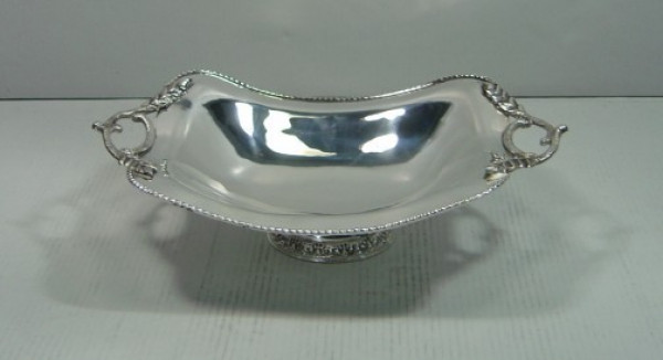 Image of Silver Plated Brass Dish