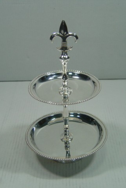 Image of Silver Plated Brass Fruit Stand