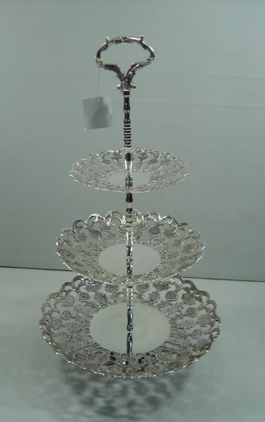 Silver Plated Brass Fruit Stand
