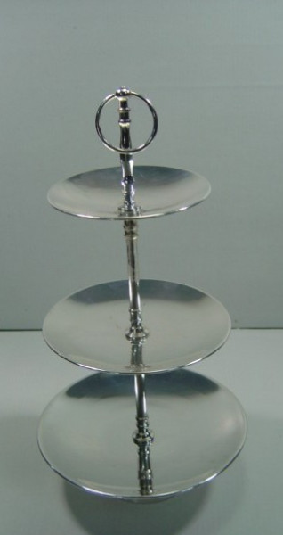 Image of Silver Plated Brass Fruit Stand