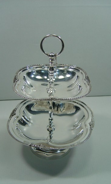 Silver Plated Brass Fruit Stand