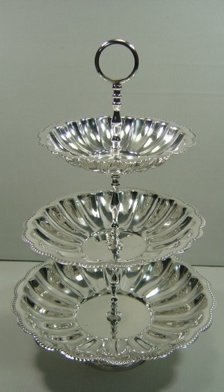 Silver Plated Brass Fruit Stand