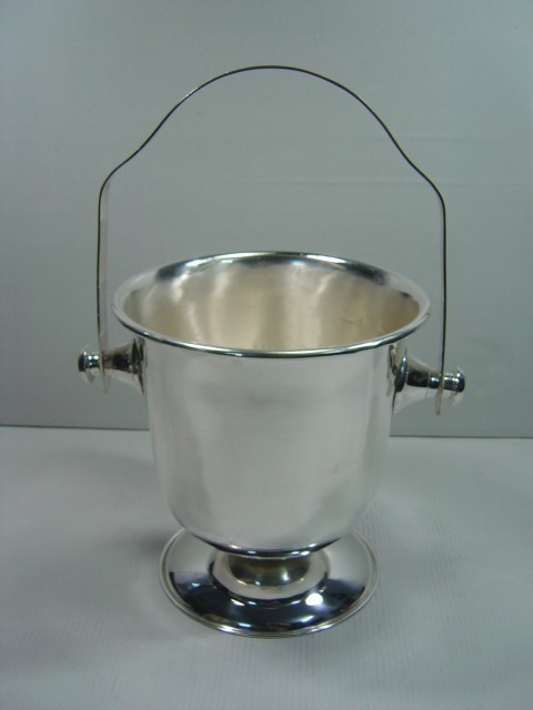 Silver Plated Brass Ice Bucket