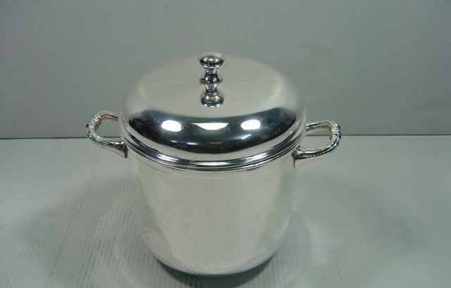 Silver Plated Brass Jar