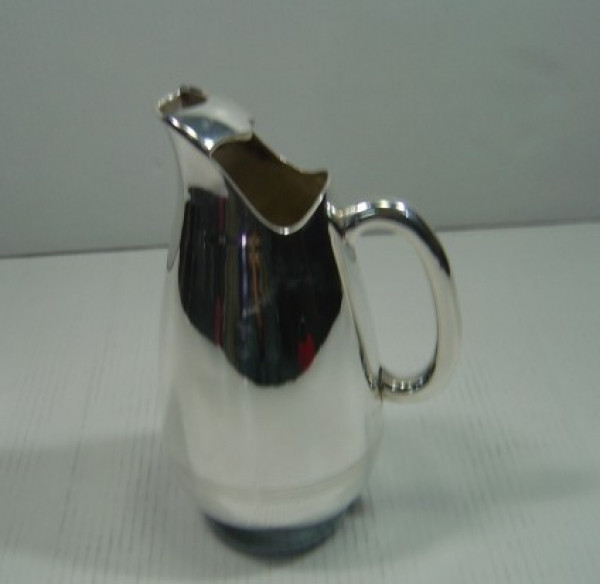 Image of Silver Plated Brass Pitcher