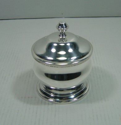 Silver Plated Brass Jar
