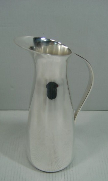 Image of Silver Plated Brass Pitcher