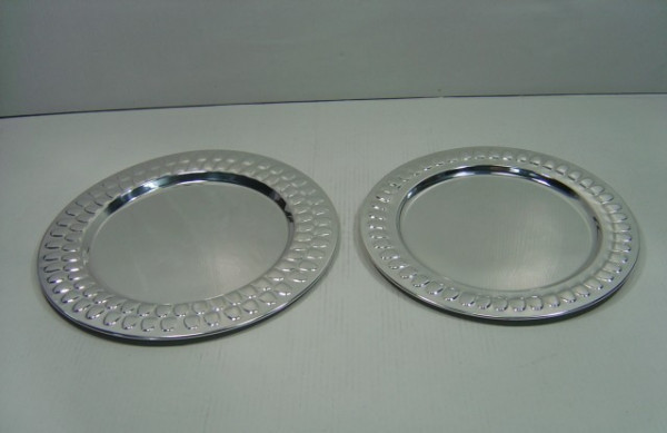 Image of Silver Plated Brass Plate