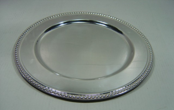 Image of Silver Plated Brass Plate