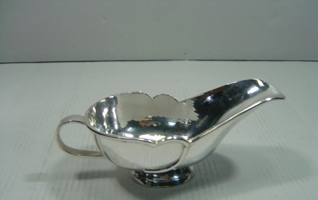 Silver Plated Brass Sauce Boat