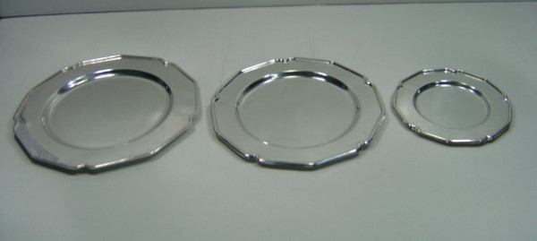 Image of Silver Plated Brass Plate