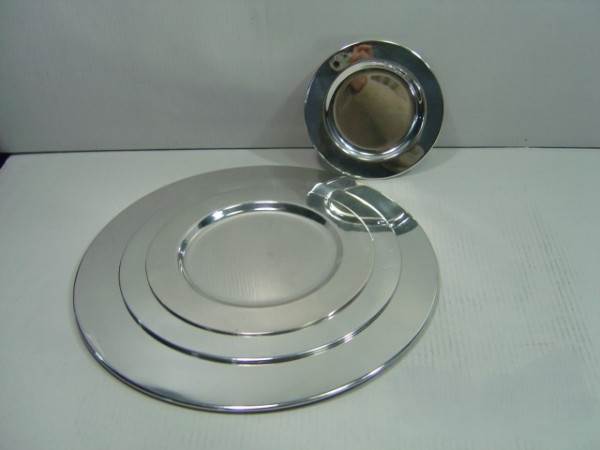 Image of Silver Plated Brass Plate