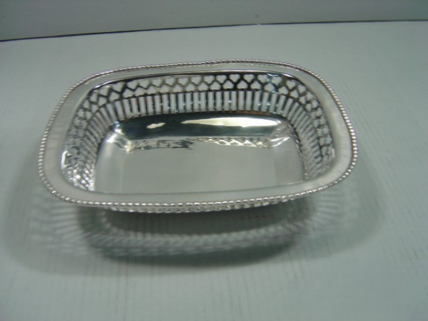 Image of Silver Plated Brass Dish