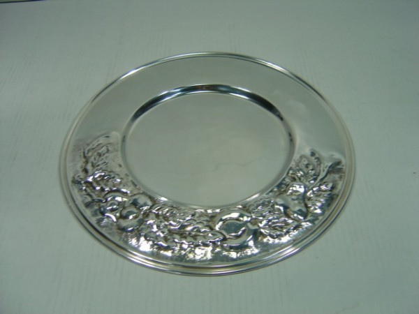 Image of Silver Plated Brass Plate