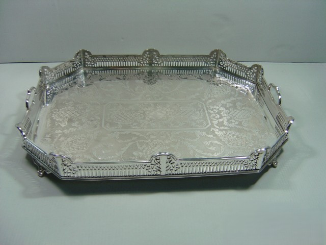 Silver Plated Brass Tray