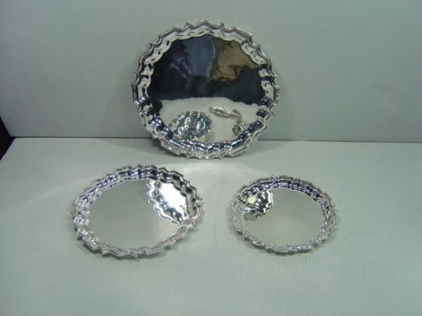 Image of Silver Plated Brass Plate