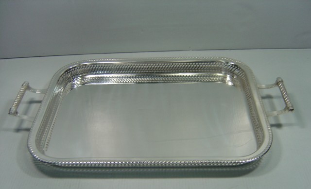 Silver Plated Brass Tray