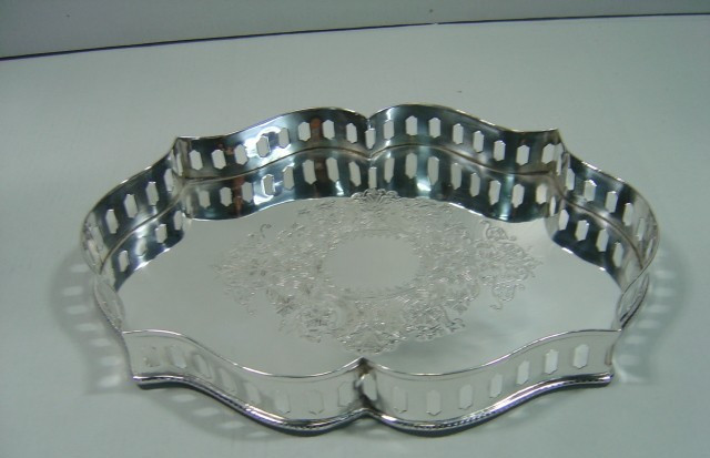 Silver Plated Brass Tray
