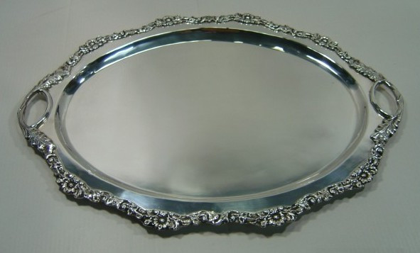 Silver Plated Brass Tray